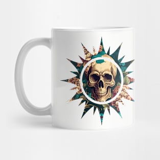 Floral Skull Sun Mug